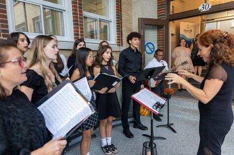 Bénévoles élèves Cocktail dinatoire Fondation